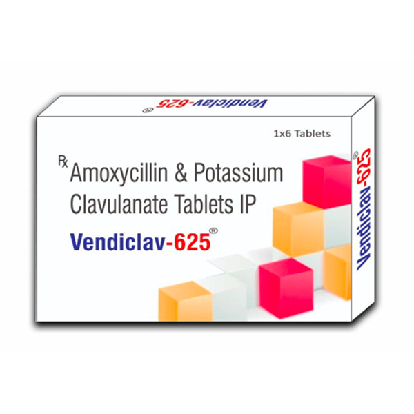 Vendiclav-625 Tablets — Amoxicillin + Clavulanic Acid