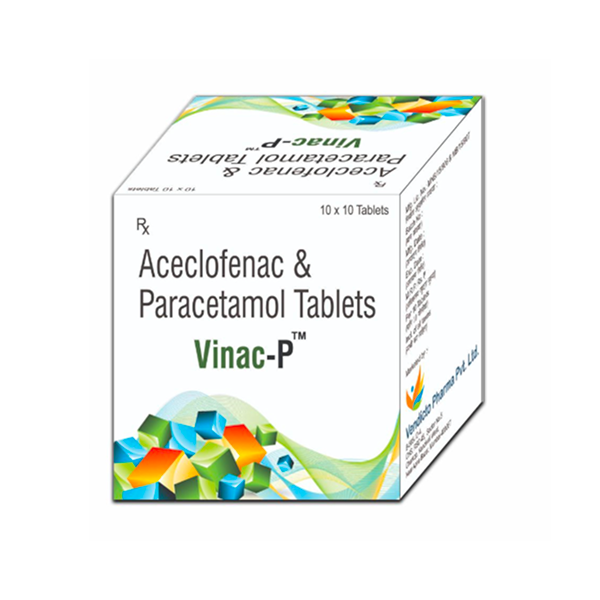 Vinac-P Tablets — Aceclofenac + Paracetamol