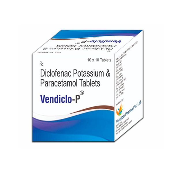 Vendiclo-P Tablets — Diclofenac Potassium + Paracetamol
