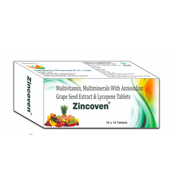 Zincoven Tablets — Multivitamin Multimineral Antioxidant